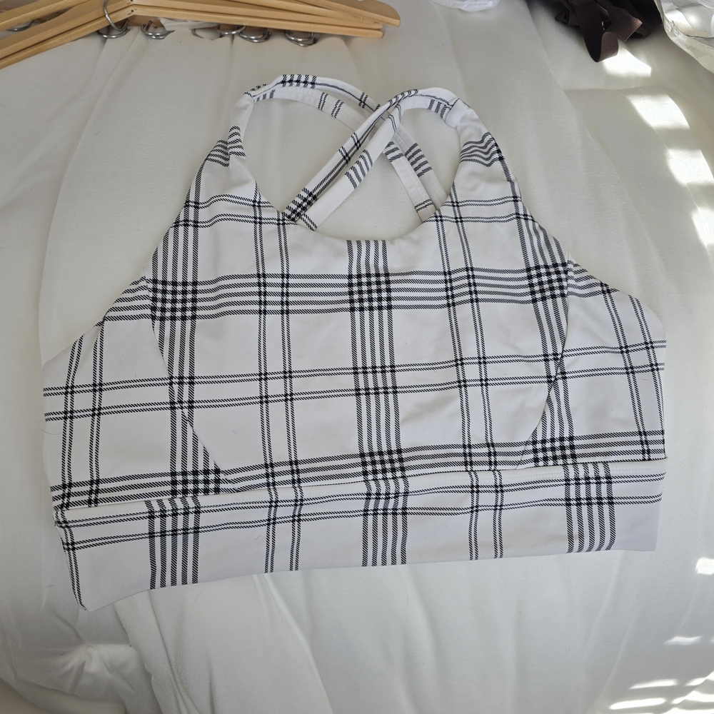 Buffbunny Plaid Activewear Top